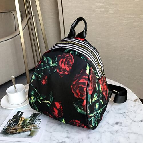 1 Pcs Women Lady Backpack Schoolbag Fashion Casual Printing For Travel Shopping New