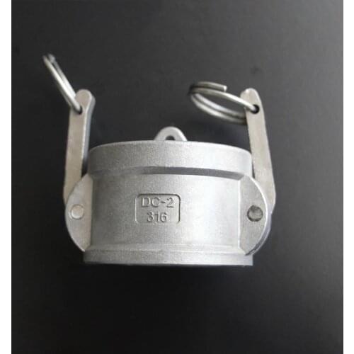 2-1/2" Socket End Cap Type C Camlock Quick Disconnect Coupling 304 Stianless Cam Groove For Hose Pumps Homebrew