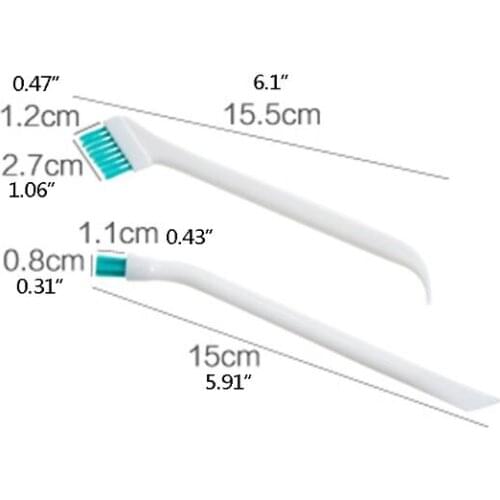 2Pcs Cleaning Narrow Brush Long Handle Portable Baby Milk Bottle Cleaning Brush