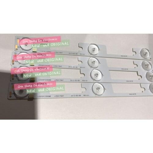 4PCS/LOT new and original for Konka LED32F2300NE LED32F2300FX light bar 35017946 35017948 backlight lamp LED strip 6v