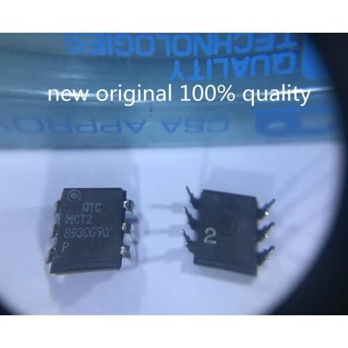 5PSC MCT2 PHOTOTRANSISTOR OPTOCOUPLER MCT2 Brand new and original chip IC