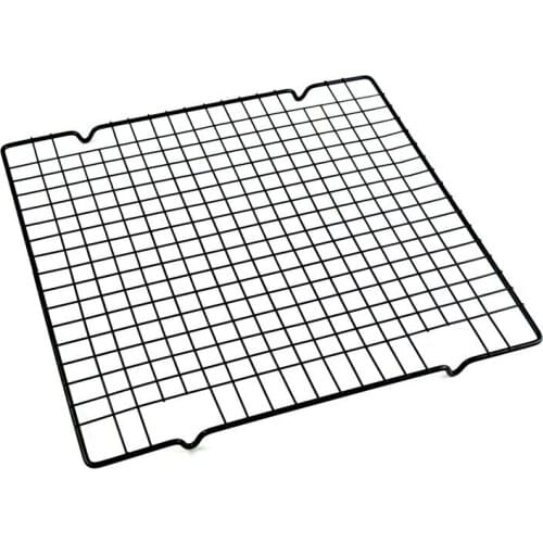 1PC Carbon Steel Nonstick Cooling Rack Cooling Wire Mesh Grid Baking Tray For Biscuit/Cookie/Pie/Bread/Cake Baking Rack