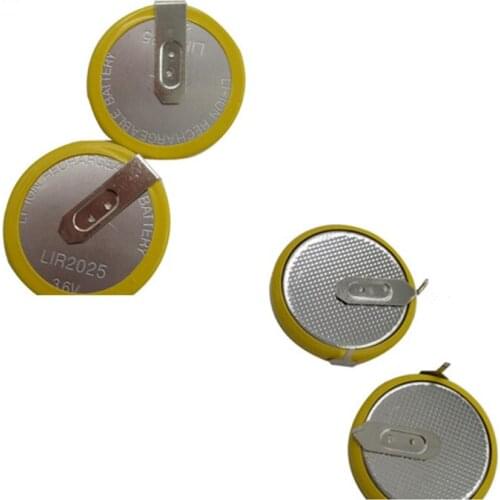 Car accessory for car key Rechargeable LIR 2025 Battery 3.6V 90 angel for bmw key battery