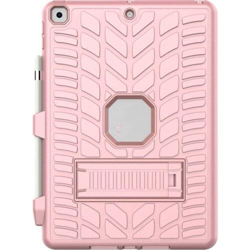 Case with Stand Waterproof Anti-Skid Drop-Proof Protective Case for iPad 8Th 2020 / 7Th 2019 10.2 Inch