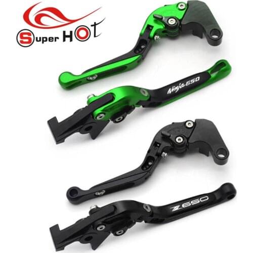 For Kawasaki NINJA650 Z650 Z NINJA 650 2017 2018 2019 2020 Motorcycle Accessories CNC Adjustable Foldable Brake Clutch Levers