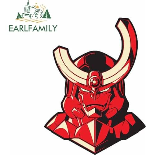 EARLFAMILY 13cm x 9.7cm for Gurren Lagann Car Stickers Scratch-proof Trunk Decal Graphics Snowboard Auto Windshield Decoration