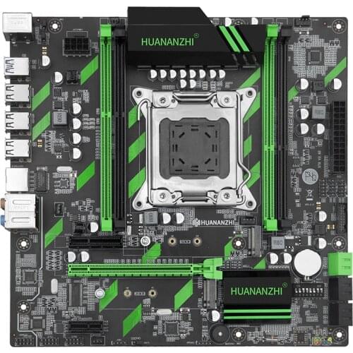HUANANZHI X79-ZD3 REV2.0 CPU motherboard M-ATX SATA3 USB3.0 PCI-E 16X NVME NGFF M.2 SSD support LGA2011 REG ECC RAM Xeon E5 C2