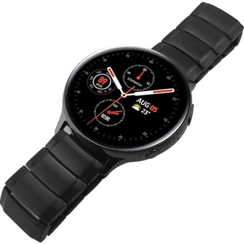 For Samsung Galaxy Watch Active1 2 Gear S3 Newest Stainless Steel band Galaxy watch 46mm Metal bracelet Huawei watch GT1 2 46mm