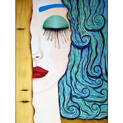 DIY 5D Diamond Painting Kits For Adults Classic Art Tear Abstract Paint With Diamonds Embroidery Portrait Art Home Decoration