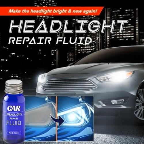 New 10ml/30ml/50ml Car Headlights Liquid Repair Agent Ceramic Coat 9H Hardness Liquid Polishing Anti-scratch Car Cleaning Agent