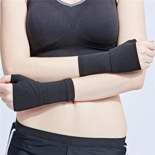 2021 New Unisex Fitness Wrist Guard Arthritis Brace Sleeve Support Glove Breathable Elastic Palm Hand Wrist Supports Protector