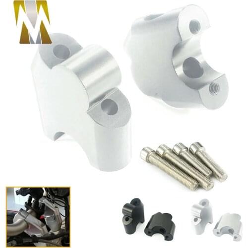Handlebar Riser Higher Extend Clamp Bracket Kit Accessories for F800R F 800R 2009-2016 2017 Motorcycle Handlebar Move Up Clamps