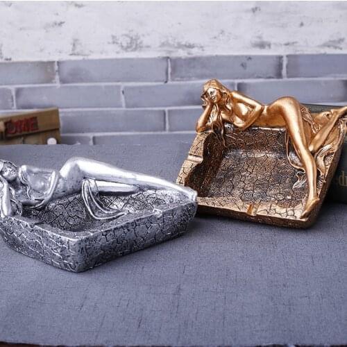 Sexy long legs beauty resin ashtray creative home decoration hotel living room exhibition gift ashtray ashtray silicone