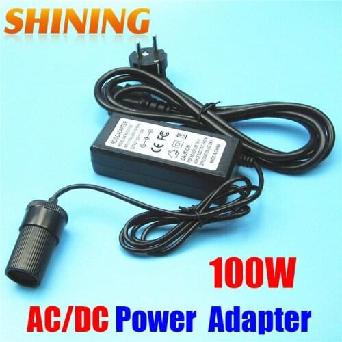 100W AC 100V-240V 100V 220V to DC 12V Car Cigarette Lighter AC/ DC Power Converter Adapter Inverter DC Power Supply Transformer