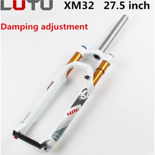 LUTU Damping Adjustment 26/27.5/29 inches Mountain Bike Fork Suspension Disc Brake Gas Front Forks Bicycle Parts