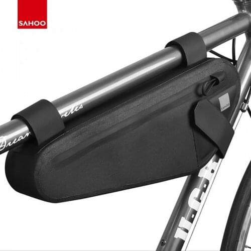 Sahoo Pro Bicycle Frame Corner Bag Water Proof 2L MTB Road Cross Rail Triangle Pouch Compact Storage Dry Pack
