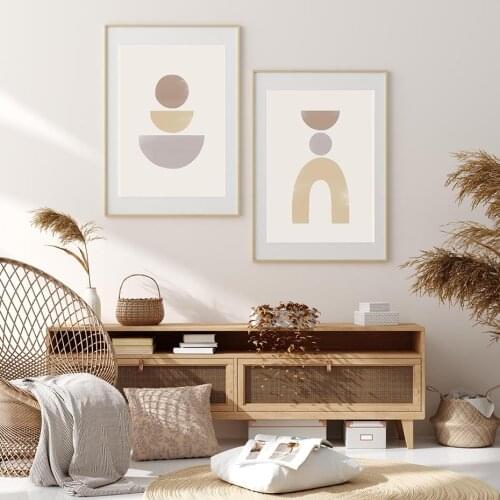 Modern Bohemian Boho Style Canvas Painting Poster Print Wall Art Picture for Bedroom Living Room Interior Home Decor NO FRAME