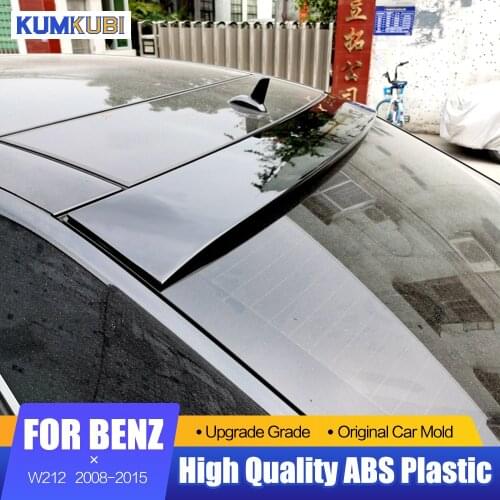 W212 Rear Roof Spoiler For Benz W212 E320L E260L E300L E63 Spoiler 2008-2015 ABS Exterior Rear Wing Top Spoiler For Benz W212