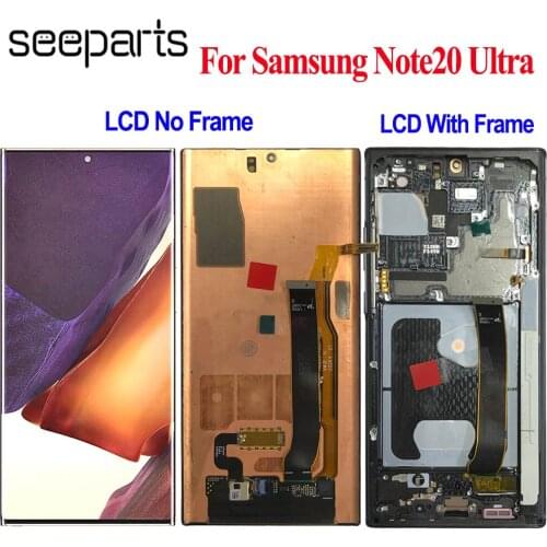 Super AMOLED For Samsung Note 20 Ultra LCD Note20 Ultra Display SM-N985F SM-N985F/DS 5G LCD With Touch Screen Digitizer Assembly