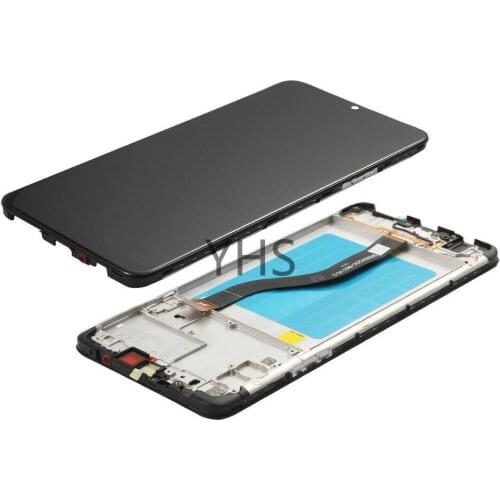 AAA Quality LCD For SAMSUNG Galaxy A20s A207 A2070 SM A207F LCD Display Screen Digitizer Assembly Repacement Parts with Frame
