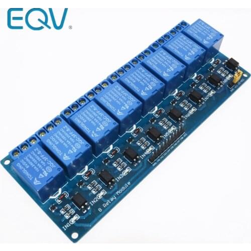 8 channel 8-channel relay control panel PLC relay 5V module for arduino hot sale in stock.8 road 5V Relay Module