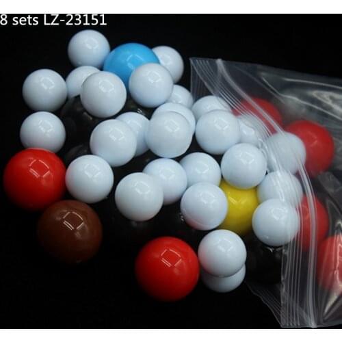 8 sets LZ-23151 molecular model kits,23mm Dia.organic chemistry model kit molecules structure models set for teacher student