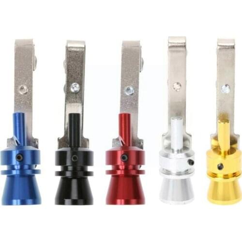 Large Universal Car Turbo Sound Exhaust Muffler Pipe Whistler 18mm BOV Simulator Auto Vehicles Blow-off Fake Accessories Wh L4N5