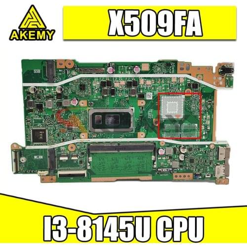 For ASUS Vivobook X509FA-EJ239T X509F X509FB X509FJ X509FL Laotop motherboard X509FA original mainboard w/ I3-8145U CPU test ok