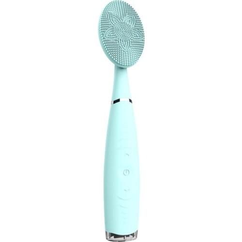 H7JC Electric Facial Cleaning Massage Brush Handheld Washing Machine Rechargeable Silicone Face Skin Care Cleanser