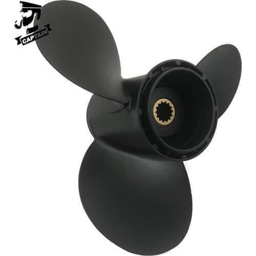 Captain Propeller 10.3x12 Fit Evinrude&Johnson Outboard Engine ETEC 15HP 20HP 25HP 30HP 35HP Aluminum 14 Tooth Spline RH 765050