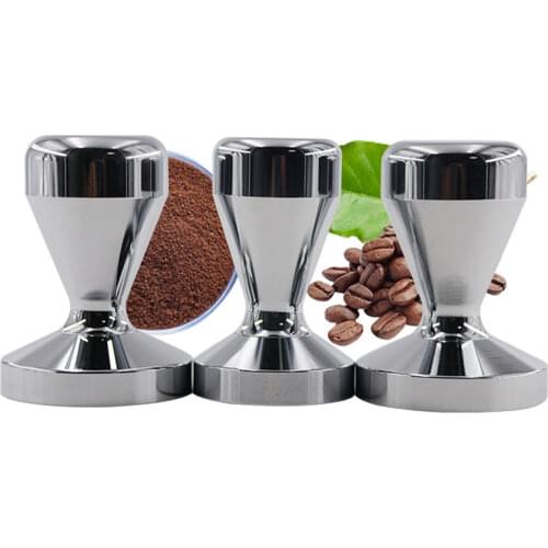 Swabue Food Grade 49/51/53/58mm Coffee Tamper Aluminum alloy Chrome Handle Barista Espresso maker Grinder High Quality Hot Sale