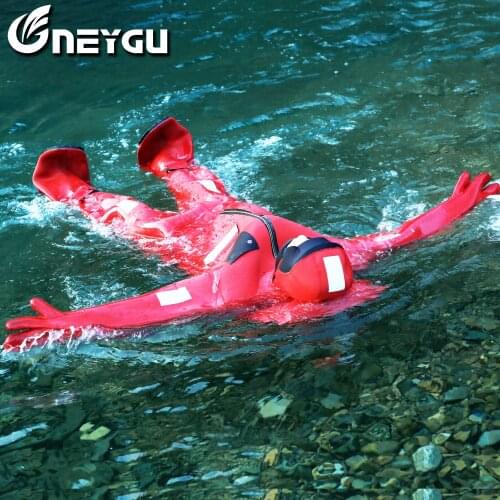 NEYGU High Quality Neoprene Survival Suit Adult Protective Immersion wader Suit One Size For Swimming,boating and surfing