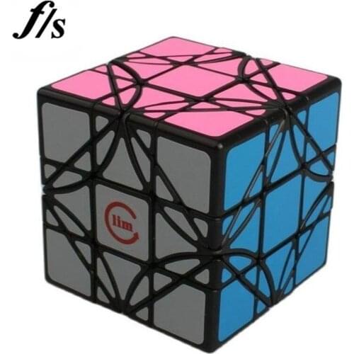 Fangshi Funs LimCube 3x3x3 Dreidel Magic Cube Professional Challenge Irregular Brain Teaser Cubo Puzzle Game for Kid gift Toys
