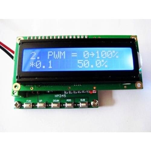 NEW 1PC 1KHz ~ 68MHz DDS signal generator PWM pulse signal generator Two Outputs