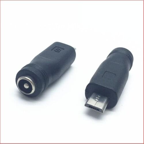 New 5.5*2.1 to Micro USB Jack Micro 5Pin DC Power Charger Adapter Converter Connector for Laptop/Tablet