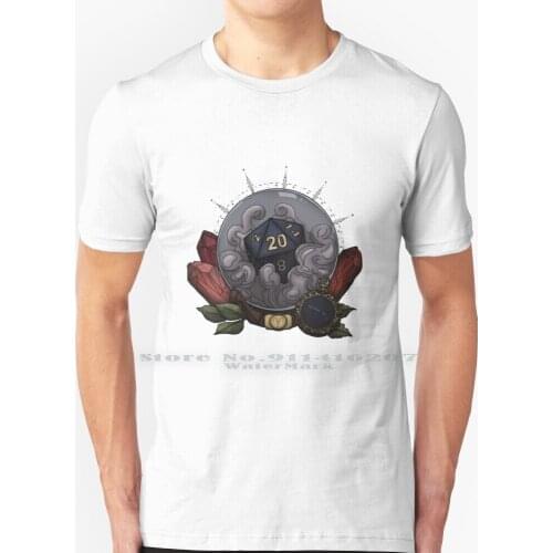 Aries D20 - Tabletop Gaming Dice - The Astrology Collection T Shirt 100% Pure Cotton D20 Dnd And Tabletop Gaming Dice Feminine