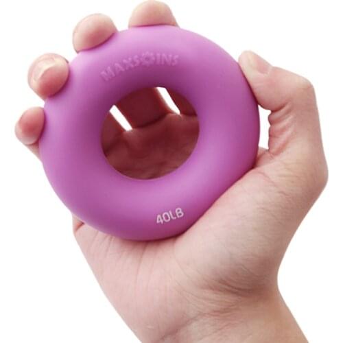 Portable Silicon Hand Grip Expander Dynamometer Gripping Ring Carpal Finger Trainer Grip Strength Rehabilitation Exercise Ball