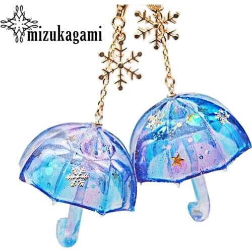 UV Resin Jewelry Liquid Silicone Mold 3D Umbrella Resin Charm Molds 1pcs For DIY Intersperse Decorate Making Jewelry