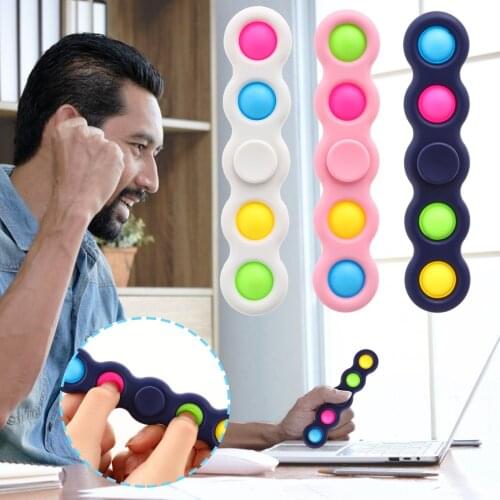 Simpl Dimpl Toy Mini-dimple Sensory Fidget Spinners Autism Needs Squishy Stress Reliever Anti-stress Toys Finger Squeeze Toy