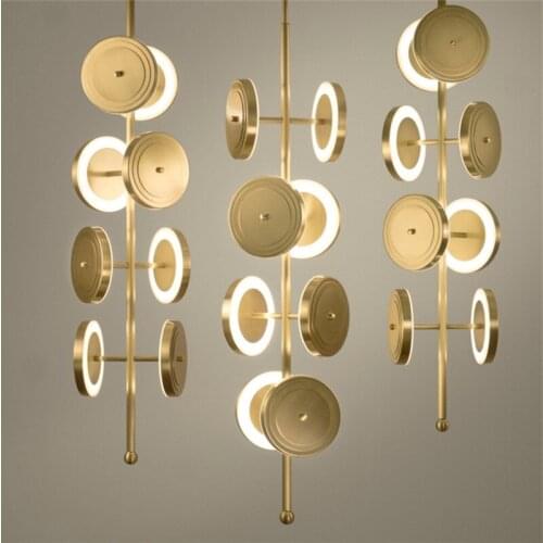 Modern Aluminum LED Chandelier/dining Room Living Room Villa Project Club Hanging Lamps Coffee Shop Suspension Lamps PA0747