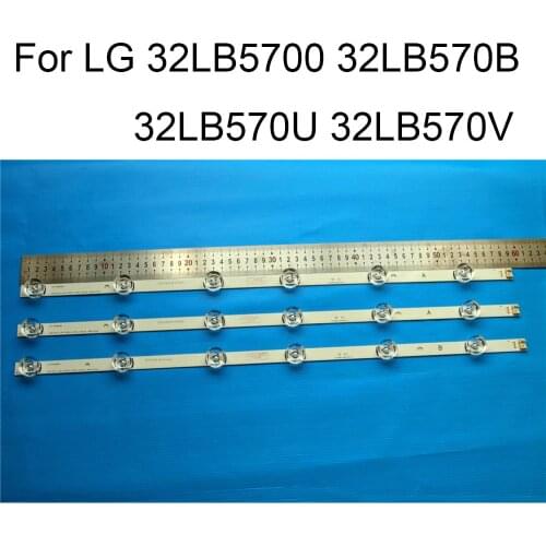 Brand New LED Backlight Strip For LG 32LB570B 32LB570U 32LB570V 32LB5700 TV Repair LED Backlight Strips Bars A B TYPE 6 Lamps