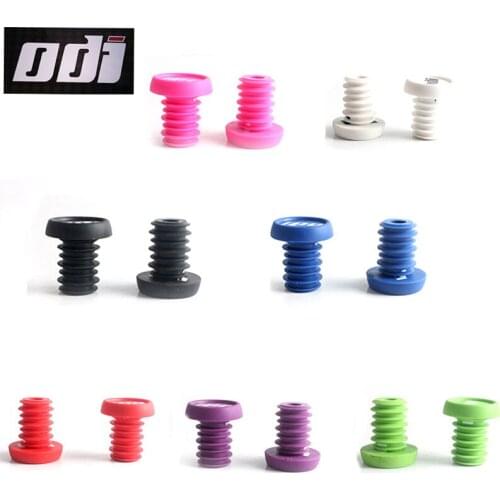 ODI Bicycle Grip Anti-skid Firm Handlebar Caps Lightweight Bar End Plugs For MTB BMX DH FR balance bike parts Accessories 2 Pcs