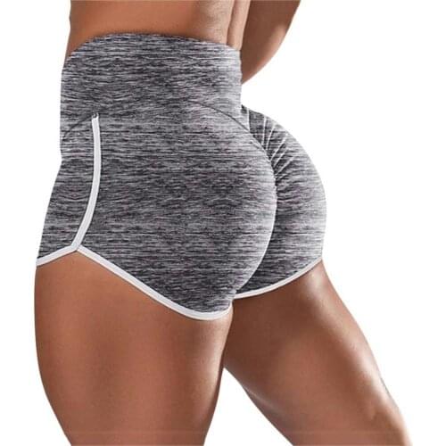 Women Shorts Running Gym Stretch Sports Short Pants Women Sexy High Waist Sweat Running Shorts Elastic Hot Pants 2021