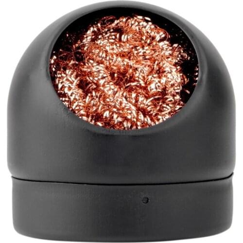 1pcs Solder Iron Tip Cleaner Steel Soldering Cleaning Wire With Stand Set Mayitr For Welding Accessories