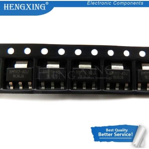 10pcs/lot LM1117IMPX-3.3 N05B LM1117IMPX-5.0 N06B LM1117MPX-ADJ N03A BM1117-ADJ BM1117 SOT-223 In Stock