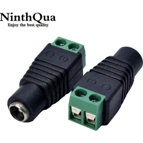 2/5/10pcs 5.5x2.1mm DC Power Female Jack Connector Plug DC Female Adapter Plug Connector for CCTV Camera DC plug Female 5.5*2.1