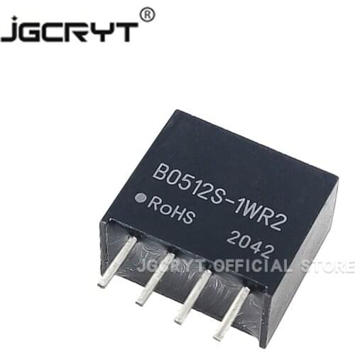 2Unids/lote Original jinshengyang B0512S-1WR2 single-channel DC-DC boost power supply module with constant voltage from 5V to