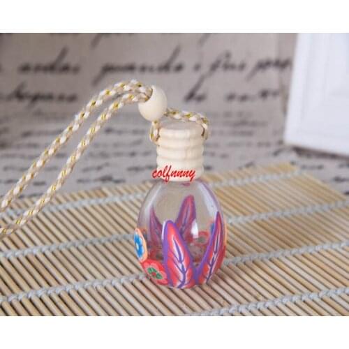 300pcs/lot Fast Shipping The new high-grade natural hanging pottery clay pendant car perfume bottle car pendant FXS10