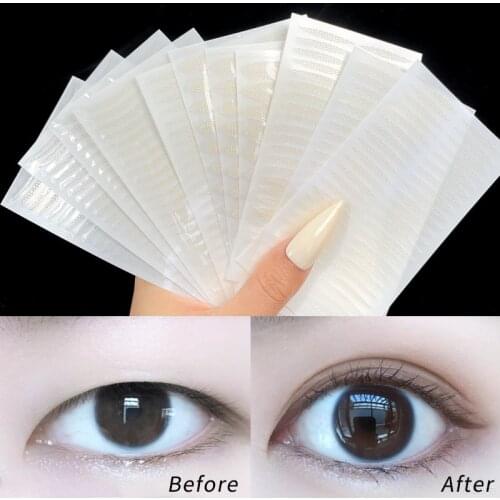 5pcs/set Double-fold Invisible Double-fold Eyelid Tape Stickers Eye Tape Tools Not Curled not Easy To Fall Off invisible Natural