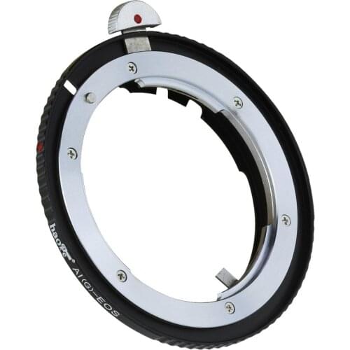 Haoge Lens Mount Adapter for Nikon Nikkor G Lens to Canon EOS EF EF-S Mount Camera
